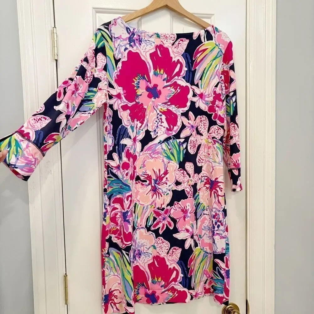 Lilly Pulitzer Sophie Dress Size Large Floral Stretch
